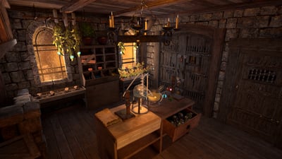 Virtual reality alchemy lab