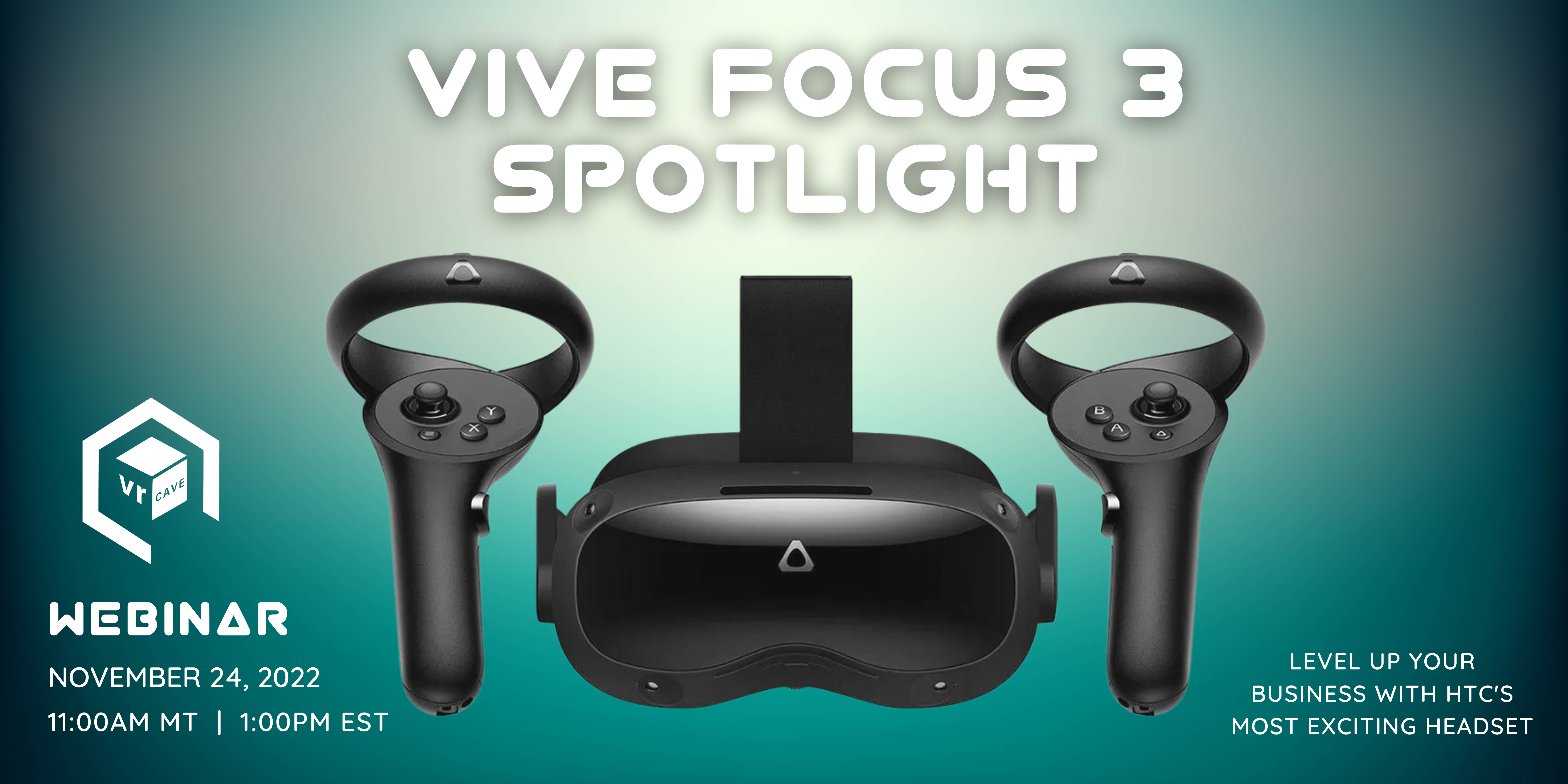 Get the lowdown on: VIVE Focus 3